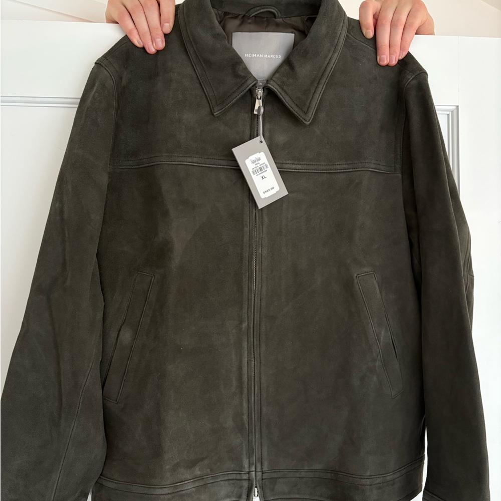 Neiman Marcus Men’s Suede Jacket